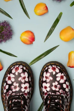 Discount 1460 Pansy Fayre Vintage Laarzen In Zwart Vrouwen Booties & Laarzen