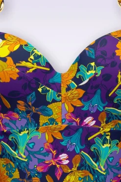 Acapulco Badpak In Petunia Paars Vrouwen Badpakken