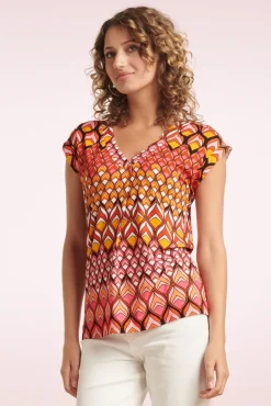 New Alba Top In Multi Vrouwen Tops