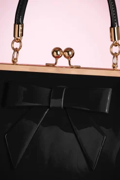 Hot Amerikaanse Vintage Patenttas In Zwart Vrouwen Tassen