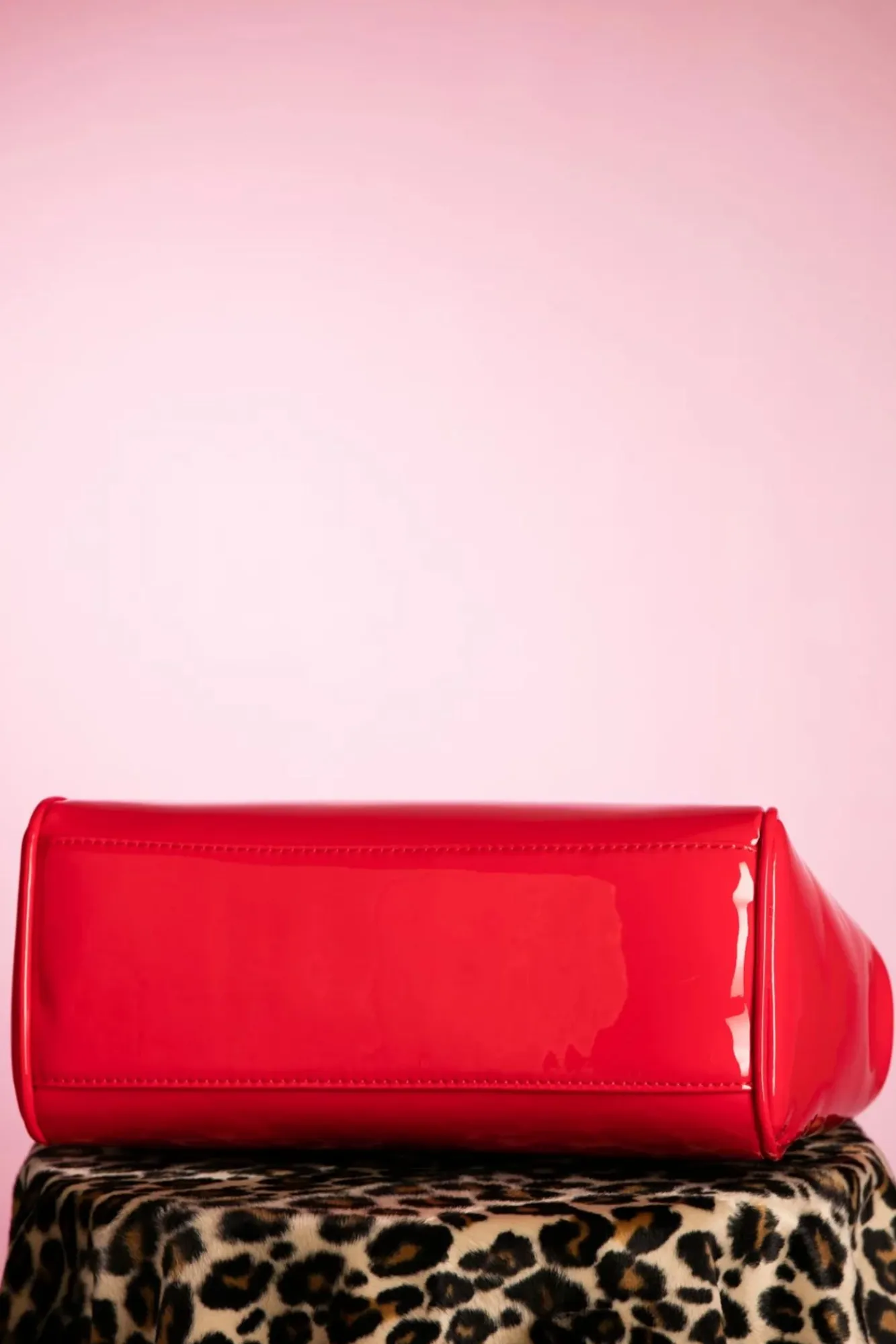 Clearance Amerikaanse Vintage Patenttas In Rood Vrouwen Tassen