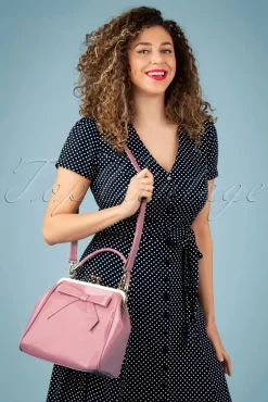 Discount Amerikaanse Vintage Patenttas In Roze Vrouwen Tassen