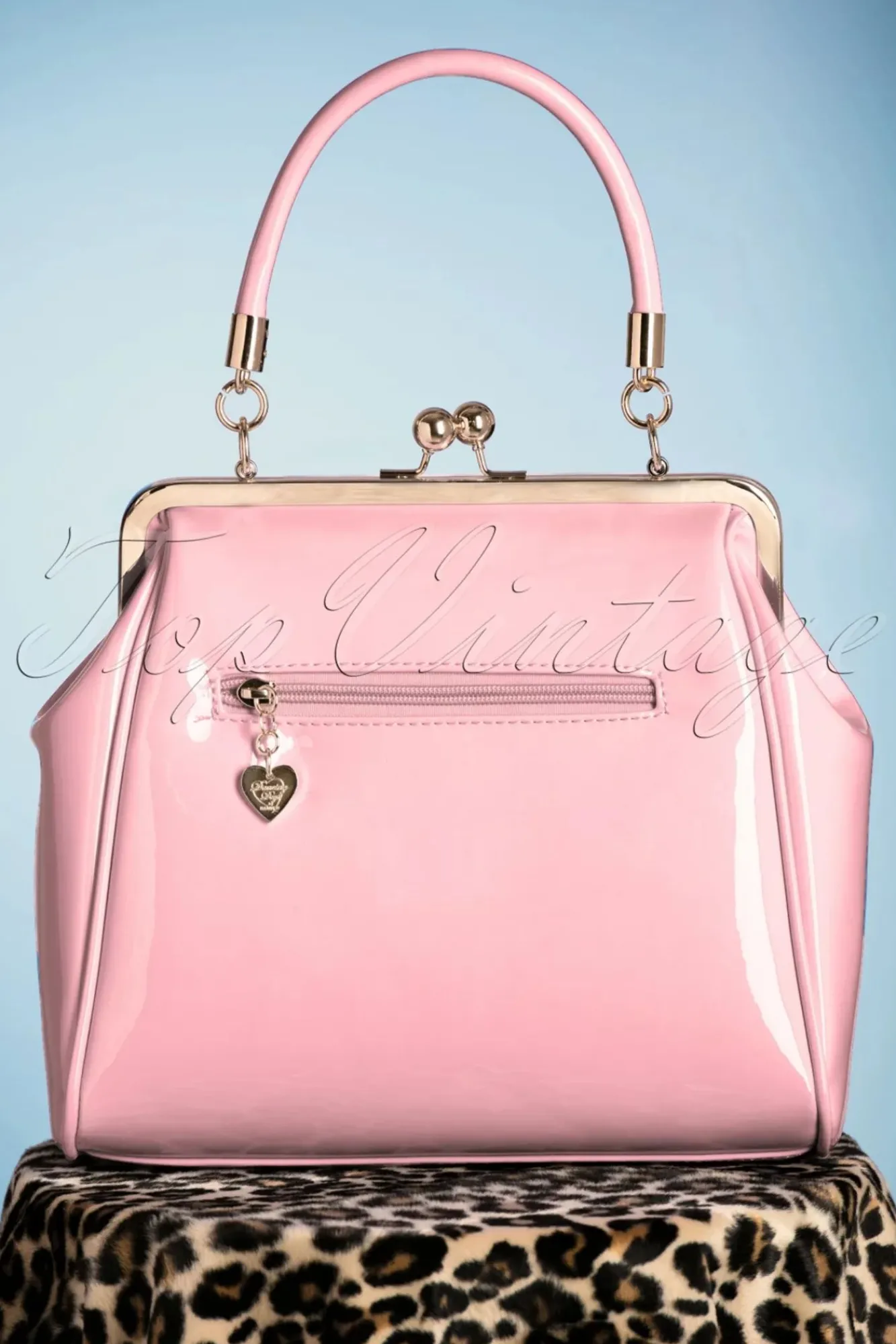 Discount Amerikaanse Vintage Patenttas In Roze Vrouwen Tassen