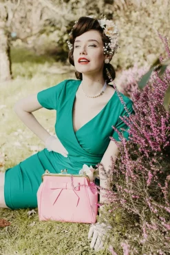 Discount Amerikaanse Vintage Patenttas In Roze Vrouwen Tassen