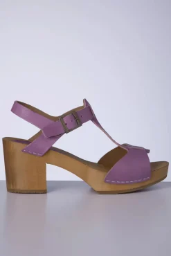 Discount Amy Clogs In Lila Vrouwen Sandalen