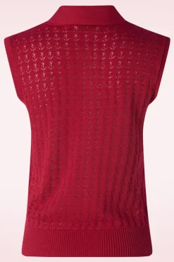 Anchor Ahoy! Top In Rood Vrouwen Truitjes