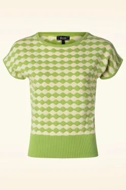 Clearance Ann Turtle Top In Macaw Groen Vrouwen Truitjes