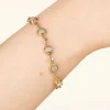 Hot Antique Armbandje In Goud En Maansteen Wit Vrouwen Sieraden