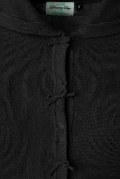 Sale April Vest Met Strik In Zwart Vrouwen Vestjes