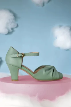 Sale Ava Heart Stopper Pumps In Saliegroen Vrouwen Pumps