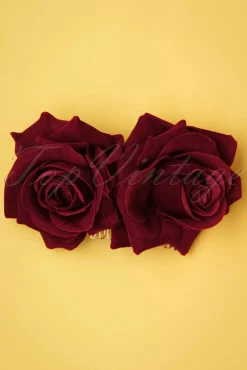 New Be My Valentine Haarspeld In Bordeaux Vrouwen Haaraccessoires