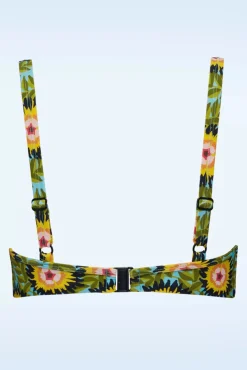 Discount Bellini Flower Balconette Bikini Top In Multi Vrouwen Bikini's