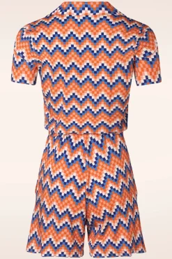 Clearance Bibi Playsuit In Ministeck Kobalt Vrouwen Playsuits & Jumpsuits