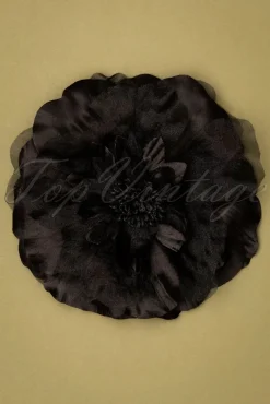 Best Big Flower Corsage In Zwart Vrouwen Haaraccessoires