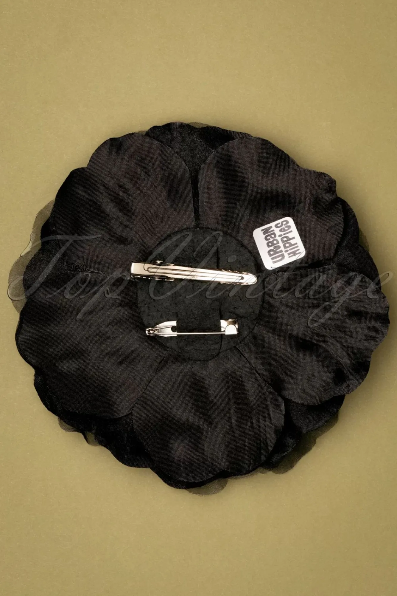 Best Big Flower Corsage In Zwart Vrouwen Haaraccessoires