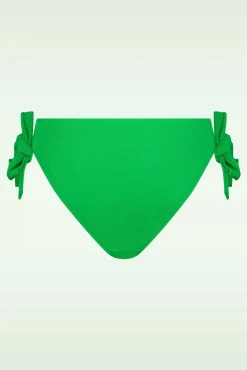 Sale Bikinibroekje Bow In Bright Green Relief Vrouwen Bikini's