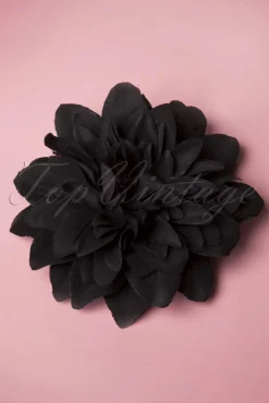 Online Bloemenhaarclip En Broche In Zwart Vrouwen Haaraccessoires