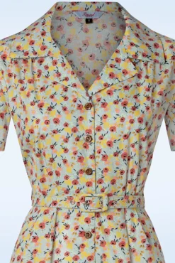 Online Blooming Swing Jurk In Blauw Vrouwen Swing Jurken