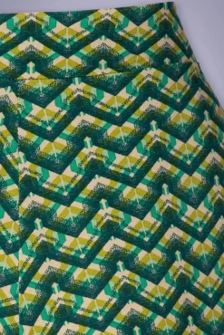 New Border Palazzo Brazza Broek In Jaspisgroen Vrouwen Broeken