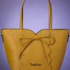 Best Bow Front Geschulpte Shopper Tas Mosterd Geel Vrouwen Tassen