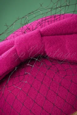 Sale Candice-Hoed In Magenta Vrouwen Haaraccessoires