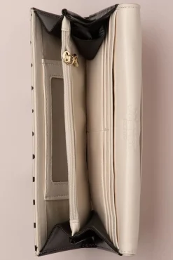 Carla Portemonnee In Zand En Zwart Vrouwen Portemonnees