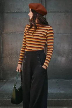 New Carlie Swing Broek In Zwart Vrouwen Broeken