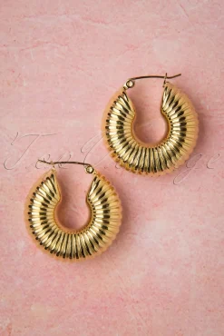 Sale Caterpillar Oorringen In Goud Vrouwen Sieraden