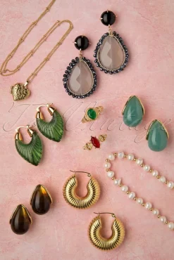 Sale Caterpillar Oorringen In Goud Vrouwen Sieraden