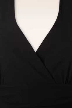 Cher Halter Pencil Jurk In Zwart Vrouwen Plus Size Jurken