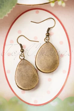 Cherry Drop Oorbellen In Zwart En Rood Vrouwen Sieraden