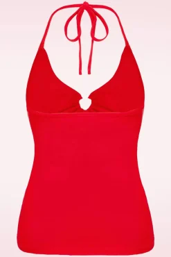 New Cheryl Top In Rood Vrouwen Tops