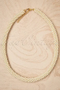 Chunky Parelketting In Ivoor Vrouwen Sieraden