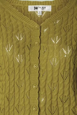 Sale Claudia Vest In Salie Vrouwen Bolero's & Capes