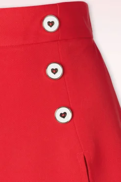 Online Cooper Broekrok In Rood Vrouwen Broeken