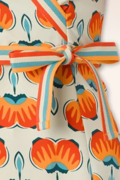 Outlet Court Cache Coeur Jurk In First Glimpse Of Spring Vrouwen Plus Size Jurken