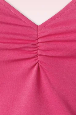 Clearance Cross Back Top In Fuchsia Vrouwen Tops