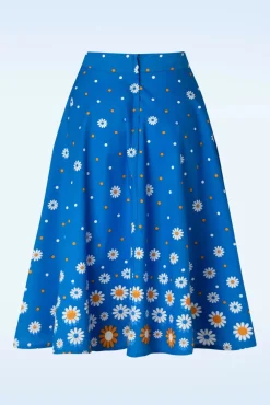 Sale Daisy Days Swing Rok In Blauw Vrouwen Rokken