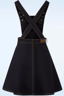 Clearance Dakota Overgooierjurk Van Denim Vrouwen Swing Jurken