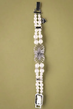 Deco Parel Armband In Ivoor Vrouwen Sieraden