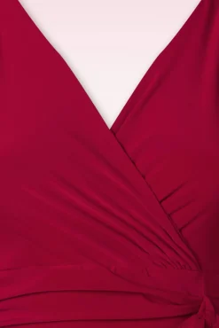 Outlet Desiree Pencil Jurk In Rood Vrouwen Plus Size Jurken