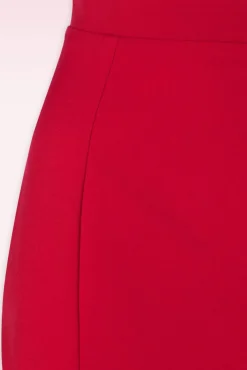 Clearance Dianne Pencil Rok In Rood Vrouwen Rokken