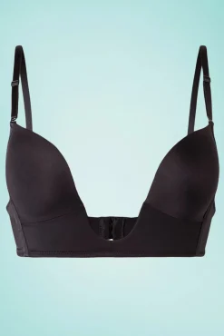 Diepe V-Bh In Zwart Vrouwen Bh's