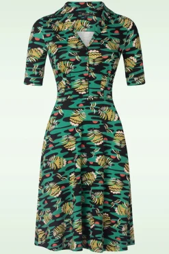 Hot Diner Pica Jurk In Zwart Vrouwen A Lijn Jurken