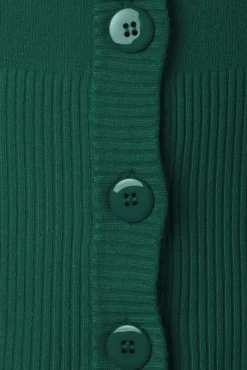 Discount Dolly Vest In Donkergroen Vrouwen Vestjes