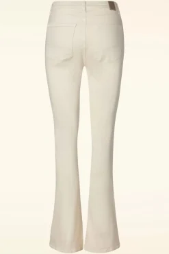 Sale Dora Flared Broek In Gebroken Wit Vrouwen Broeken