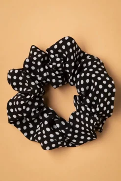 Sale Dotty Scrunchie In Zwart Vrouwen Haaraccessoires