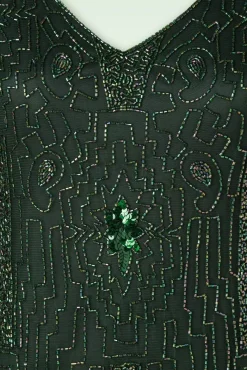 Sale Downton Abbey Flapper Jurk In Groen Vrouwen Plus Size Jurken