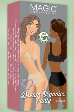 Best Dream Organics Panty 2-Pack In Latte Vrouwen Lingerie