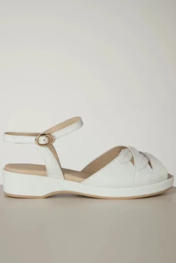 Outlet Elba Sandalen In Wit Vrouwen Sandalen